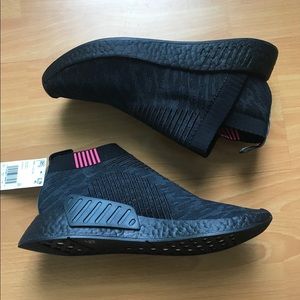 NEW Adidas NMD CS2 Pk Triple Black Mens Sneakers